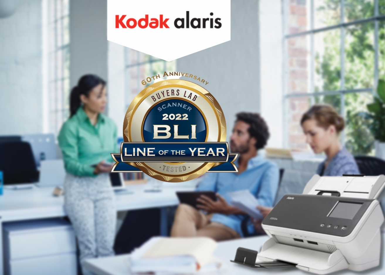 Βραβείο "Scanner Line of the Year" 2022 για την Kodak Alaris